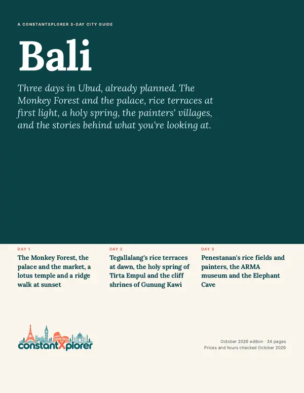 Bali guide cover