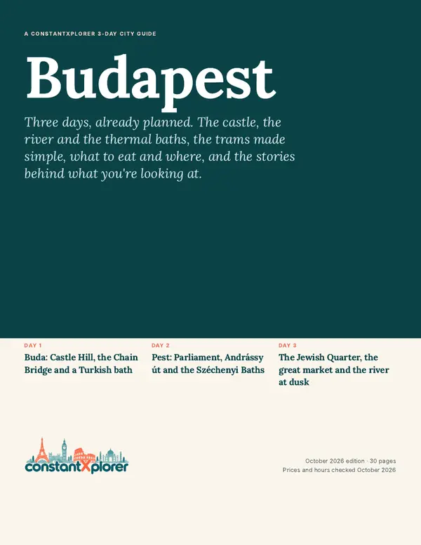 Budapest guide cover