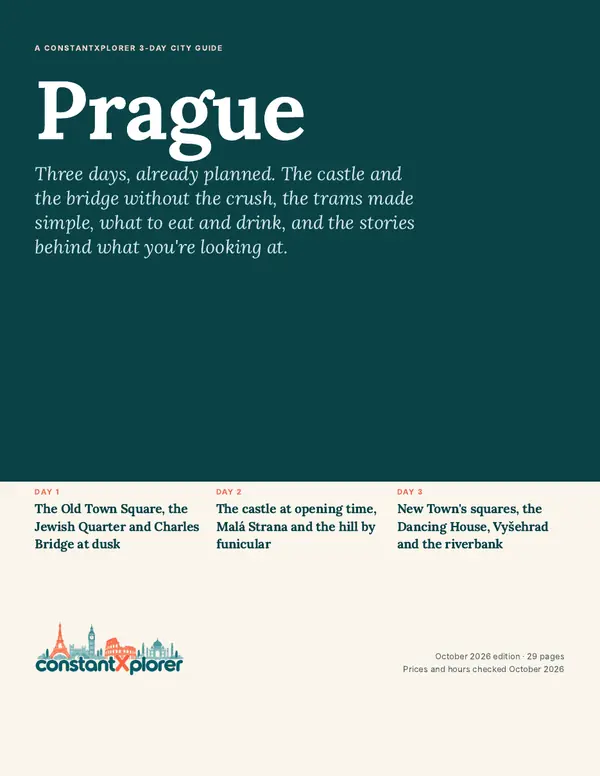 Prague guide cover