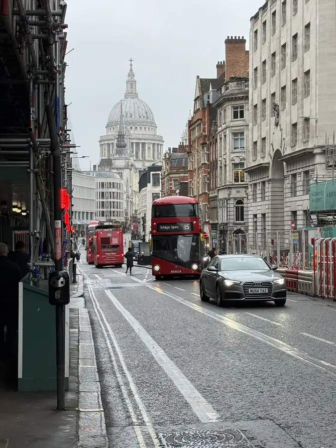 Toward St Paul's, photographed by Jeremy