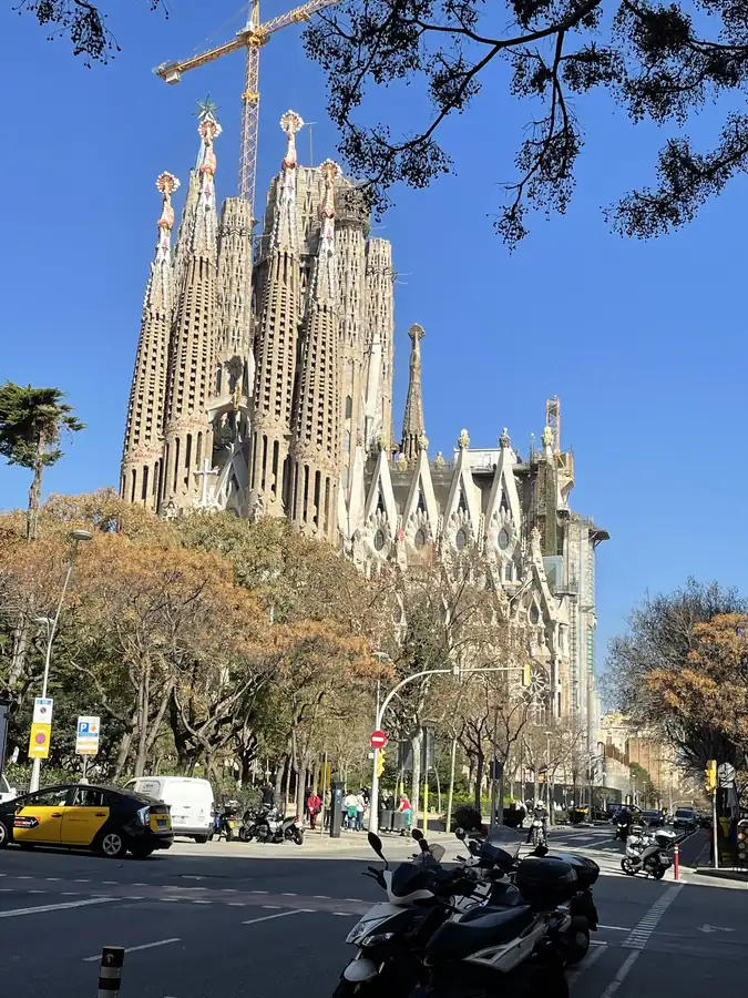 The Sagrada Família, photographed by Jeremy