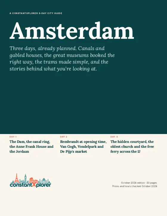 Sample page 1 from the Amsterdam guide