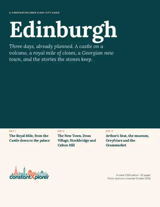 Sample page 1 from the Edinburgh guide