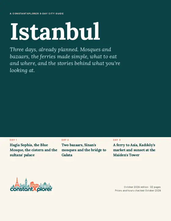 Sample page 1 from the Istanbul guide