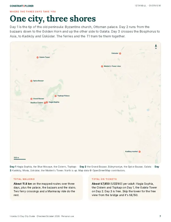 Sample page 3 from the Istanbul guide