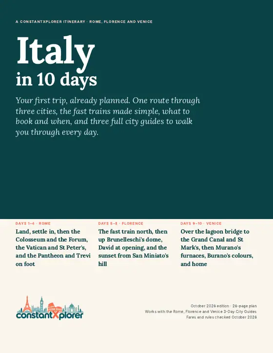 Sample page 1 from the Italy in 10 Days guide