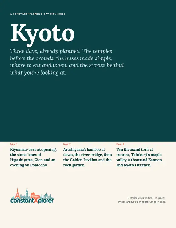Sample page 1 from the Kyoto guide