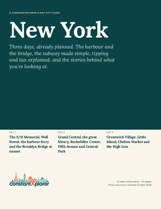 Sample page 1 from the New York guide