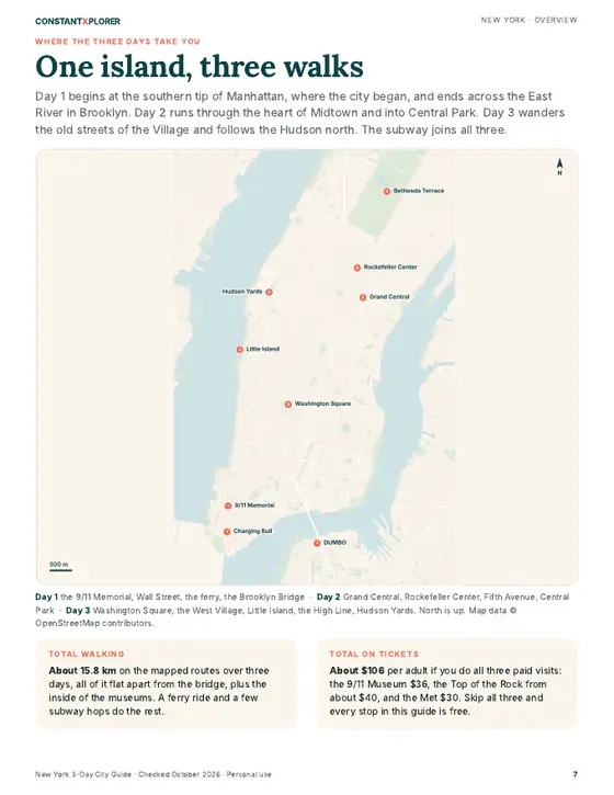 Sample page 3 from the New York guide