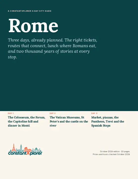 Sample page 1 from the Rome guide