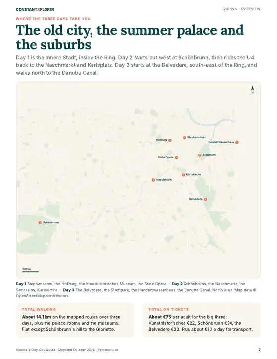Sample page 3 from the Vienna guide